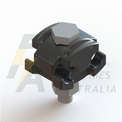 TO412S Aluminium PG clamp single bolt 7/1.35 to 7/3.75 (4mm-12mm diameter) ESS-292180